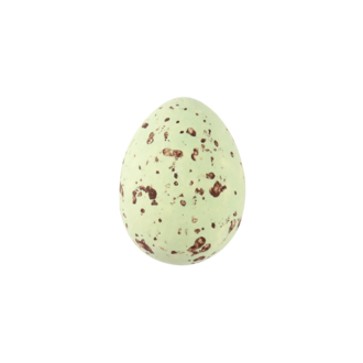 Speckled eggs green